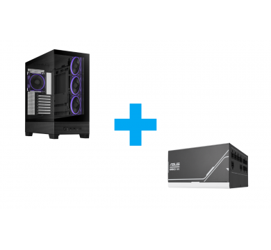 GPLAY x ASUS A31 PLUS ARGB - Black + ASUS PRIME 850W 80+ Gold PCIe 5.1 Fully Modular