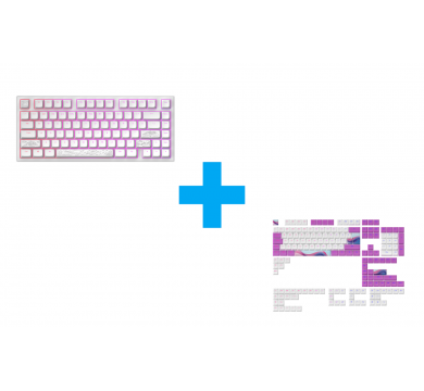 Dark Project ALU81A Terra Nostra White RGB + Dark Project - Candy K PBT