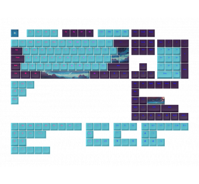 Dark Project - Night Sky Keycaps [ANSI & ISO]