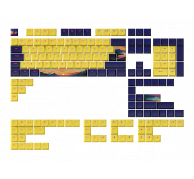 Dark Project - Sunset Keycaps [ANSI & ISO]