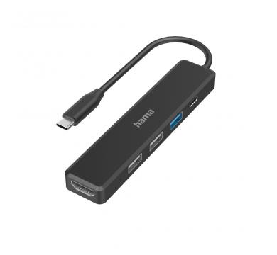 Hama USB-C Hub Multiport 5 Ports, 3 x USB-A, USB-C, HDMI