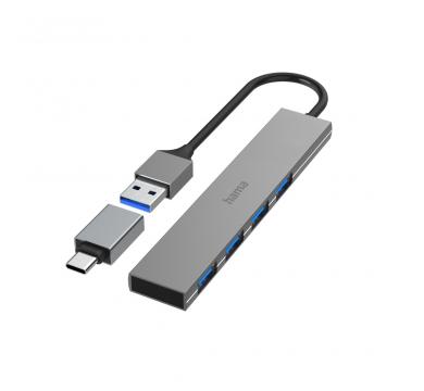 Hama USB Hub 4 Ports USB 3.2 Gen1