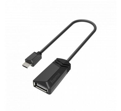 Hama USB-OTG Adapter, Micro-USB Plug - USB Socket, USB 2.0