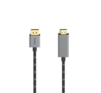 Hama Video Cable DisplayPort Plug - HDMI Plug