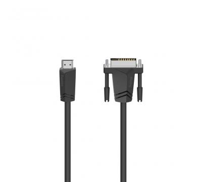 Hama Connecting Cable, HDMI Plug - DVI/D Plug