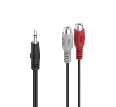 Hama Audio Adapter 2x RCA Socket - 3.5 mm Jack Plug