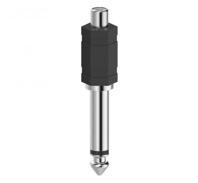 Hama Audio Adapter, RCA Socket - 6.3 mm Mono Jack Plug