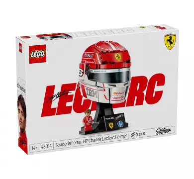 LEGO Editions - Scuderia Ferrari HP Charles Leclerc Helmet - 43014
