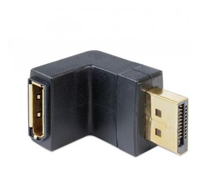 Delock Adapter DisplayPort male > DisplayPort female angled down