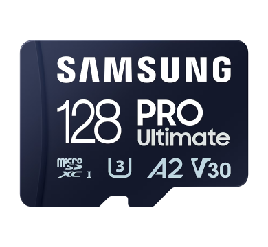 Samsung PRO Ultimate microSD card with reader 128GB