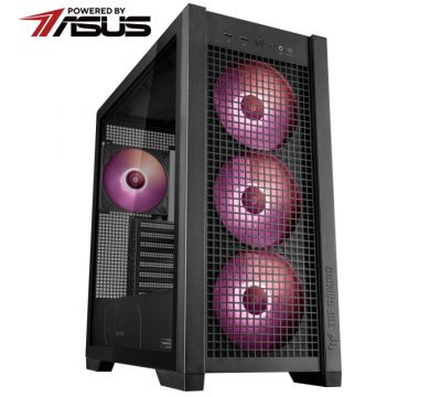Powered by Asus GPLAY CRUSHER X3D R7 RX9070XT TUF D5
