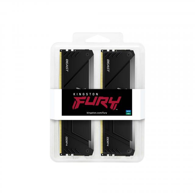 Kingston FURY Beast RGB Black 16GB (2x8GB) 3600MT/s DDR4