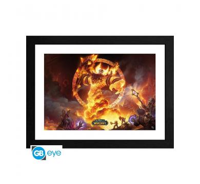 GBEYE WORLD OF WARCRAFT - Framed print "Ragnaros"