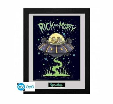 GBEYE RICK AND MORTY - Framed print "Ship"