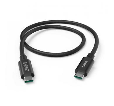 Hama charging cable USB-C - USB-C 240W "Full-Featured"
