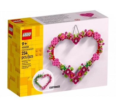LEGO Heart Ornament - 40638