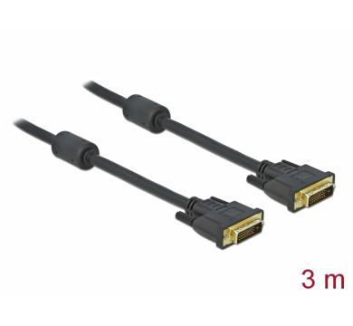 Delock Cable DVI 24+1 male to DVI 24+1 male