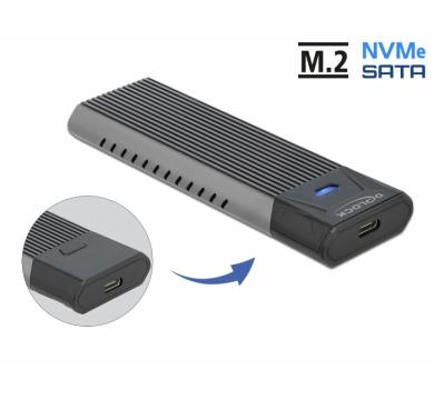 Delock External USB Type-C Combo Enclosure