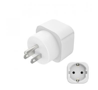 Hama travel adapter type B, 3-pin