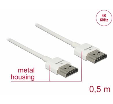 Delock Cable High Speed HDMI with Ethernet - HDMI-A male > HDMI-A male