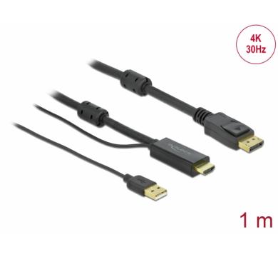 Delock HDMI to DisplayPort cable 4K 30 Hz