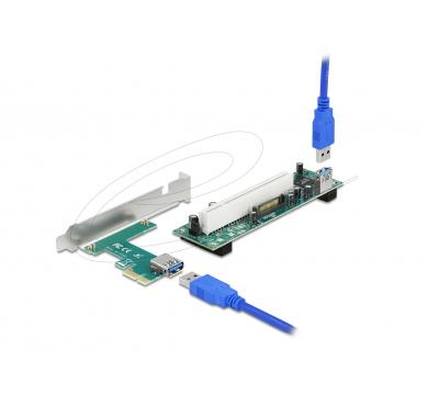Delock Riser Card PCI Express x1 to 1 x PCI 32 Bit Slot