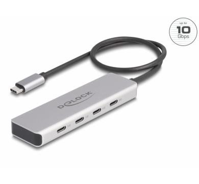 Delock USB 10 Gbps USB Type-C Hub with 4 x USB Type-C