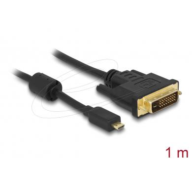 Delock HDMI cable Micro-D male > DVI 24+1 male