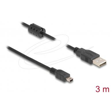 Delock Cable USB 2.0 Type-A male > USB 2.0 Mini-B male