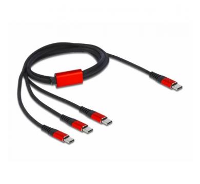 Delock USB Charging Cable 3 in 1 USB Type-C to 3 x USB Type-C