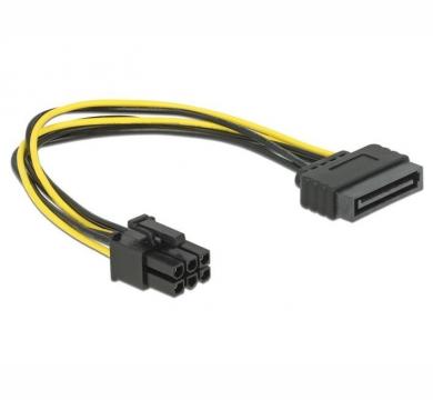 DeLock Power SATA 15 pin to 6 pin PCI Express