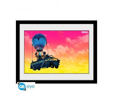 GBEYE FORTNITE - Framed print "Battle Bus"