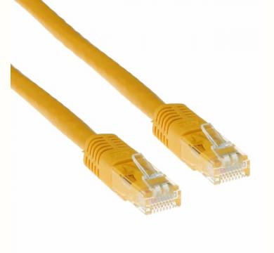 ACT Yellow 0.5 meter U/UTP CAT6 patch cable
