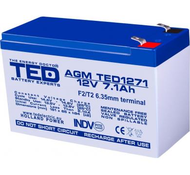 TED Electric AGM TED1271