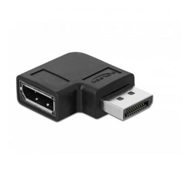 Delock DisplayPort 1.4 Adapter male to female 90°