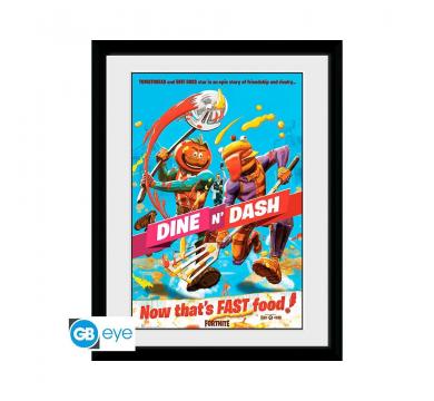 GBEYE FORTNITE - Framed print "Dine n Dash"