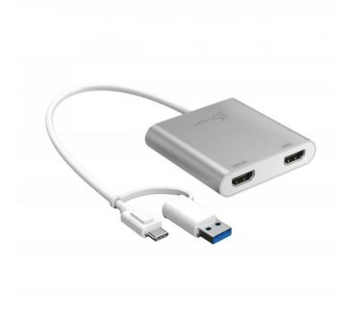 j5create JCA365 USB-C to Dual HDMI Multi-Monitor Adapter