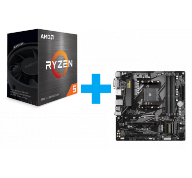 AMD Ryzen 5 5600G + GIGABYTE B550M DS3H