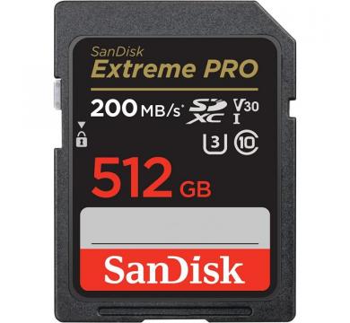 SanDisk Extreme PRO SDXC UHS-I Card 512GB