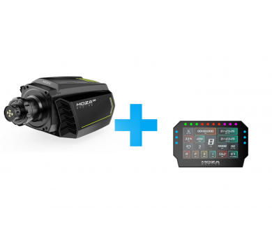 MOZA R16 V2 Wheel Base + CM2 HD Racing Dash