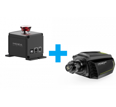 MOZA E-Stop Switch + R16 V2 Wheel Base