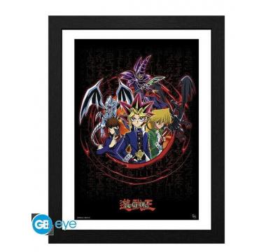 GBEYE YU-GI-OH! - Framed print "Joey Yugi Kaiba"