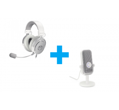 ENDORFY Viro Plus 7.1 USB - Onyx White + ENDORFY Solum Voice S - Onyx White