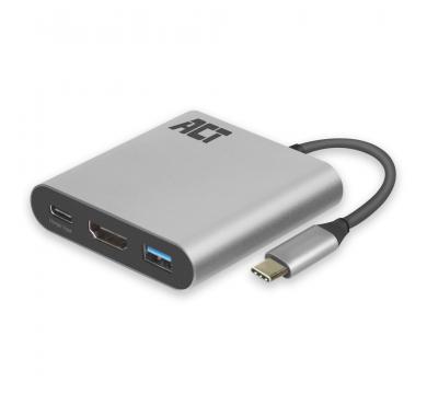 ACT USB-C multiport adapter for 1 HDMI monitor