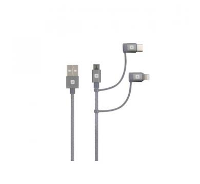 SKROSS USB-A to USB-C/Lighning/Micro-USB