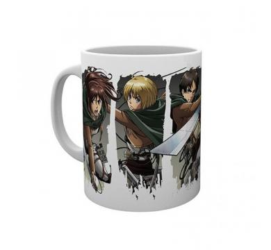 Abystyle ATTACK ON TITAN Mug Character Montage