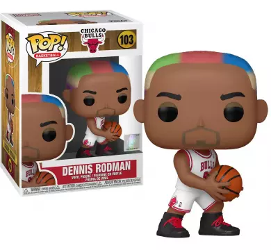 Funko POP! NBA Basketball: Chicago Bulls - Dennis Rodman (Bulls Home) #103