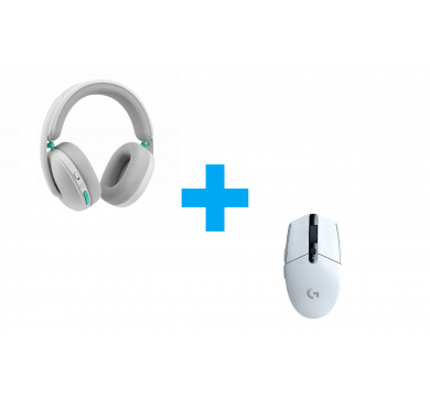 Logitech G305 white + Logitech G325 white