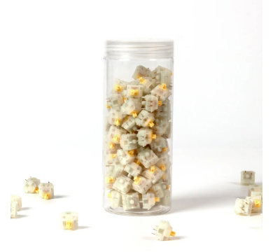 Gateron KS-3X1 Milky Switch Yellow