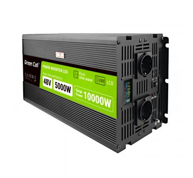 Green Cell PowerInverter LCD 48 V 5000 W/10000 W Pure sine wave inverter